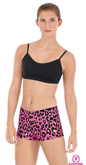 pink cheetah shorts adult